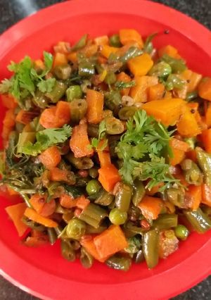 A picture of French beans curry.