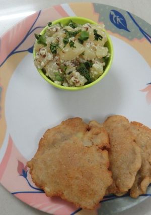 A picture of Navratri Food thali.