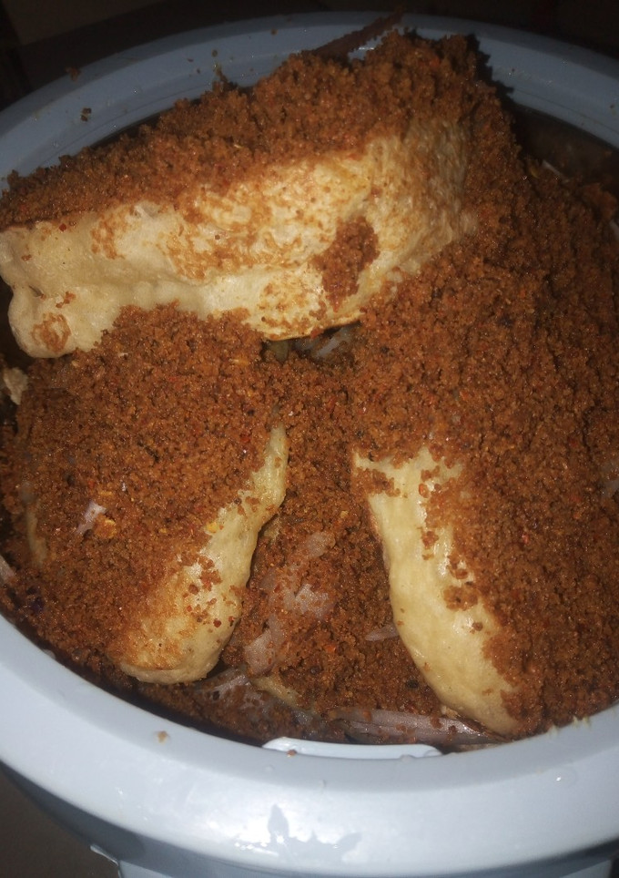A picture of Nigerian flat bread (gurasa).