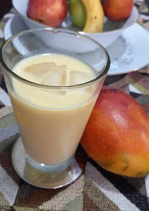 Una foto de Licuado de mango