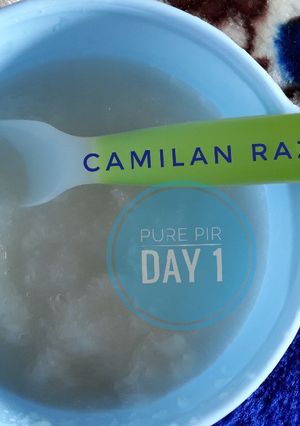 Foto resep Camilan razqa putra day 1 pure pir