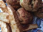 Una foto di polpette pollo