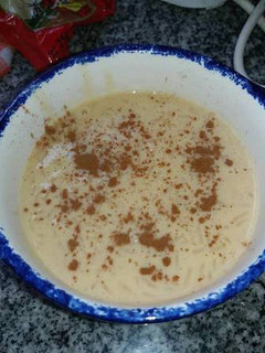 Una foto de Arroz con leche con azúcar quemada tipo caramelo