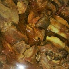 A picture of Stewed beef.