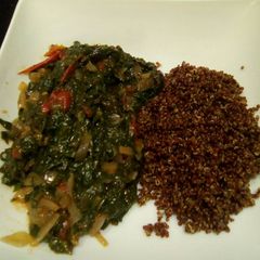Spinach and ganola, A picture of Spinach and ganola,.
