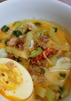 Foto resep Lontong Sayur No Santan Simple