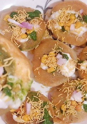 A picture of Dahi puri Recipe.