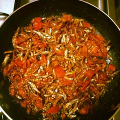 A picture of Wet fry omena🐟.