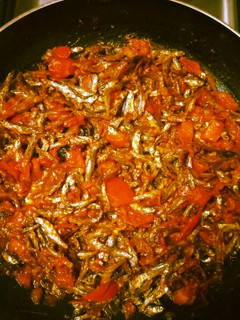 A picture of Wet fry omena🐟.