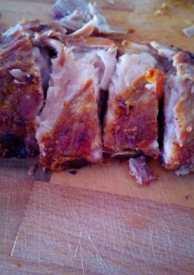 Una foto de Costillas asadas