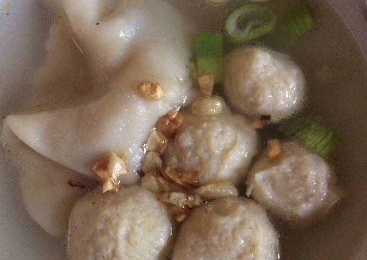 Bakso Ayam Kuah Homemade