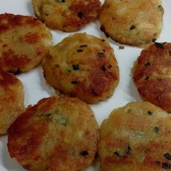 A picture of Pan Fry Potato Cake Without Egg.