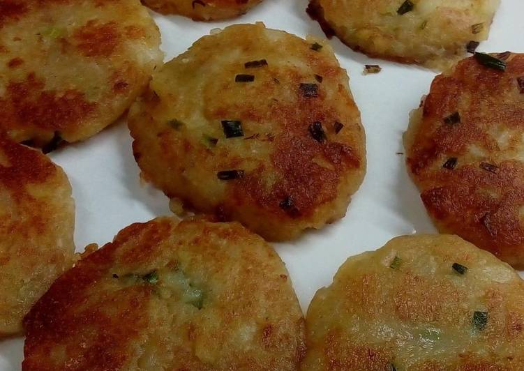 Pan Fry Potato Cake Without Egg