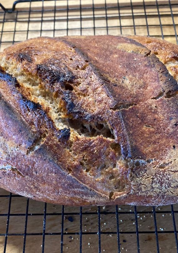 Una foto de Pan Semi Integral con Masa Madre