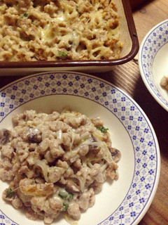 Käsespätzle mit Vollkornmehl und Pilzen Rezepthauptbild