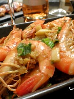 下酒菜~椒鹽蔥爆蝦 的食譜成品照片