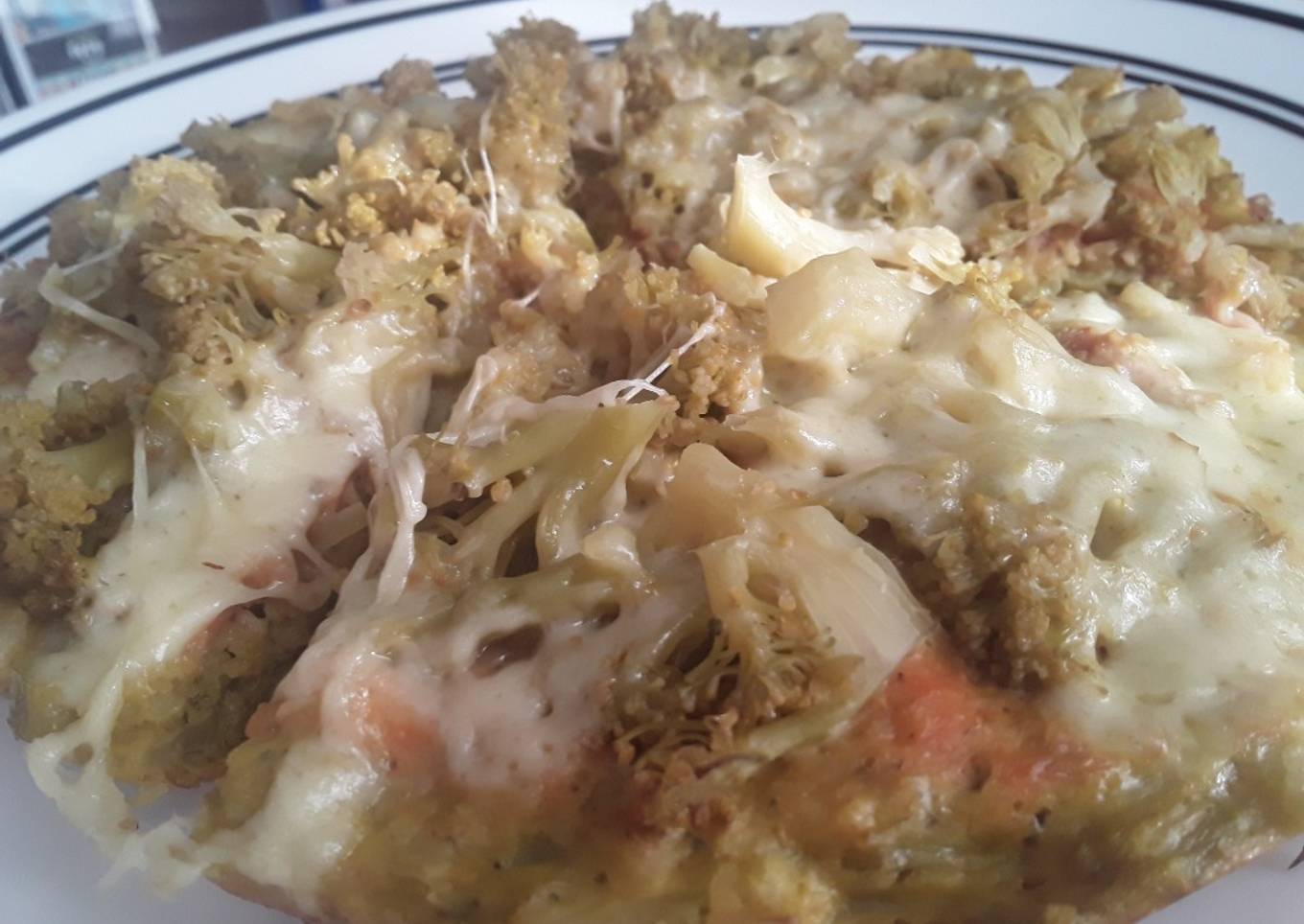 Torta personal de Brócoli hecha en sartén🥦🥚🍳🧀!!!😜😛