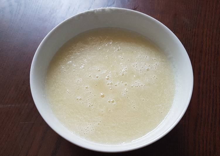 Sorbete de melón y limón sin azúcar. Fácil