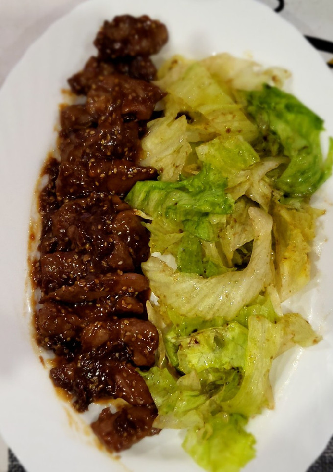 Una foto de Solomillo de pato con salsa teriyaki