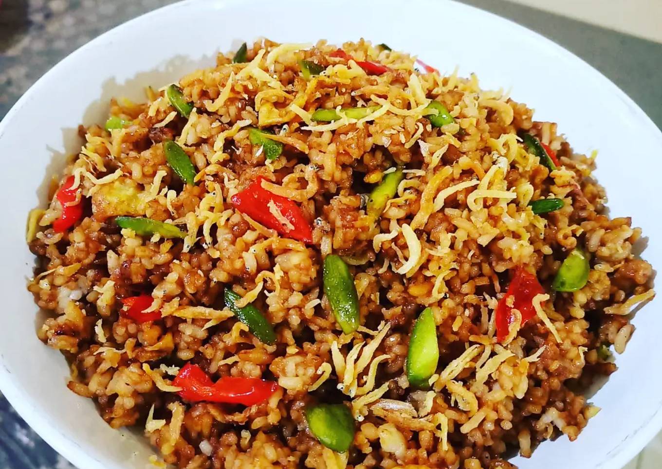 Nasi Goreng Teri Pete