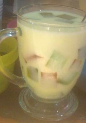 Foto resep Es susu nutrijel