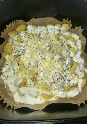 Foto principal de Ñoquis a la Carbonara (Air Fryer)
