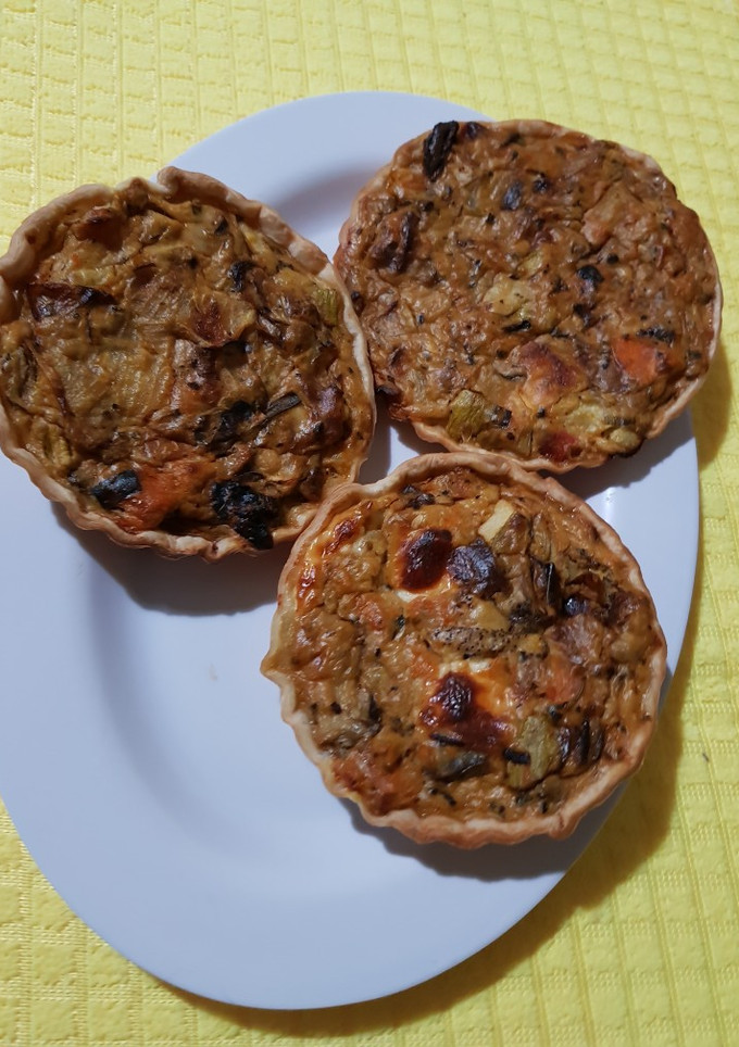 Una foto de Mini Tartas de vegetales 🤗😋🤗