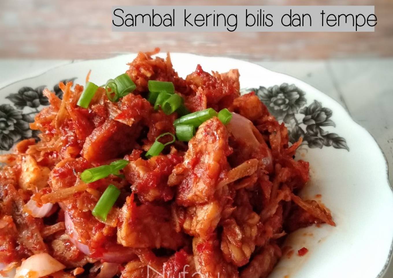 Sambal kering bilis dan tempe