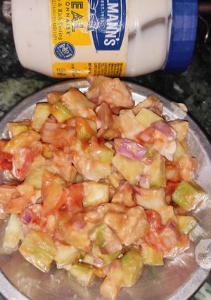 सलाद(salad recipe in hindi) रेसिपी मुख्य फोटो