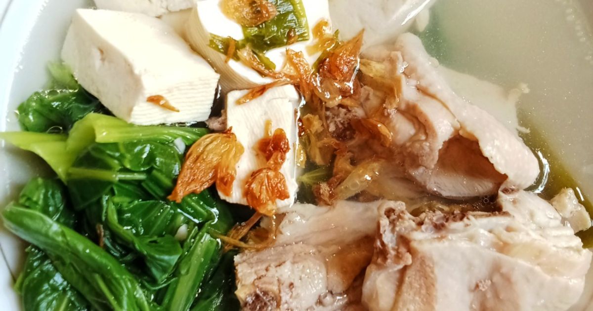 Sup Ayam Tahu Putih