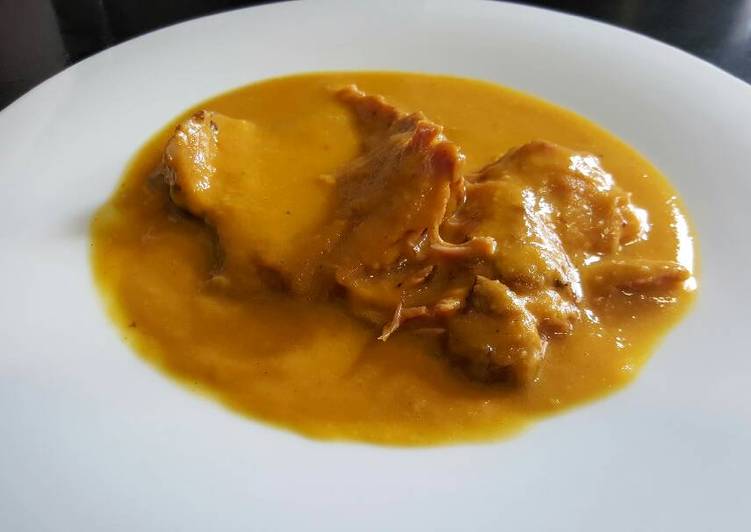 Redondo De Cerdo En Salsa Amarilla Receta De La Cocina De Jonny Cookpad