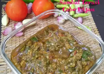 Masakan Unik Sambal Terasi Cabe Hijau Enak Sederhana