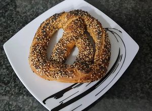 Foto di Simit - pretzel turchi