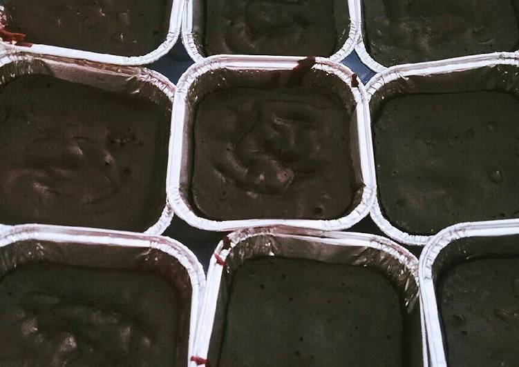 Proses Membuat Kue Coklat Kukus tanpa telur, Enak