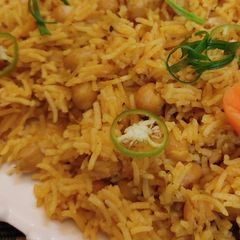 Chana pulao A picture of Chana pulao.