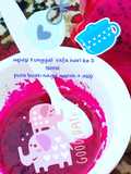Mpasi menu tunggal pure buah naga + asip
