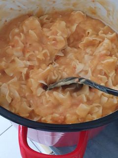 Magyaros krumplis tészta recept fotója