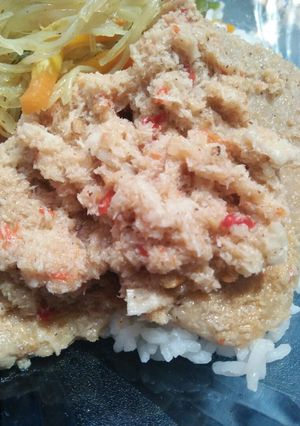 Foto resep Tempe gembus sambal urap