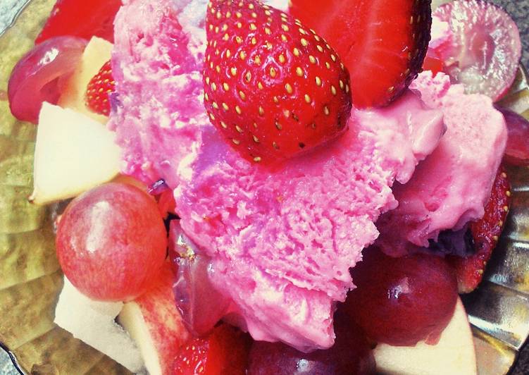 Cara Mudah Membuat Berry Ice Cream Anti Gagal