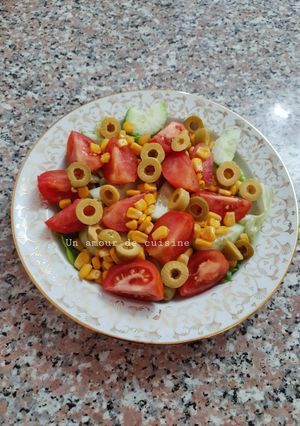 Une photo de Salade fraîcheur en couleur 🥗