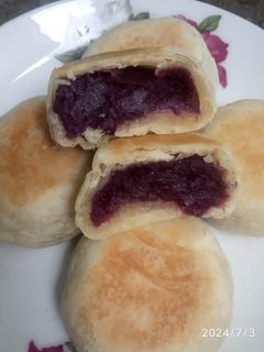 Foto resep Bakpia Ubi Ungu Tanpa Telur (oven tangkring)
