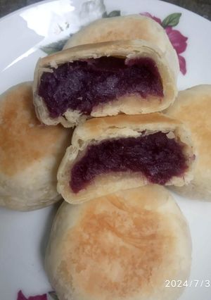 Foto resep Bakpia Ubi Ungu Tanpa Telur (oven tangkring)