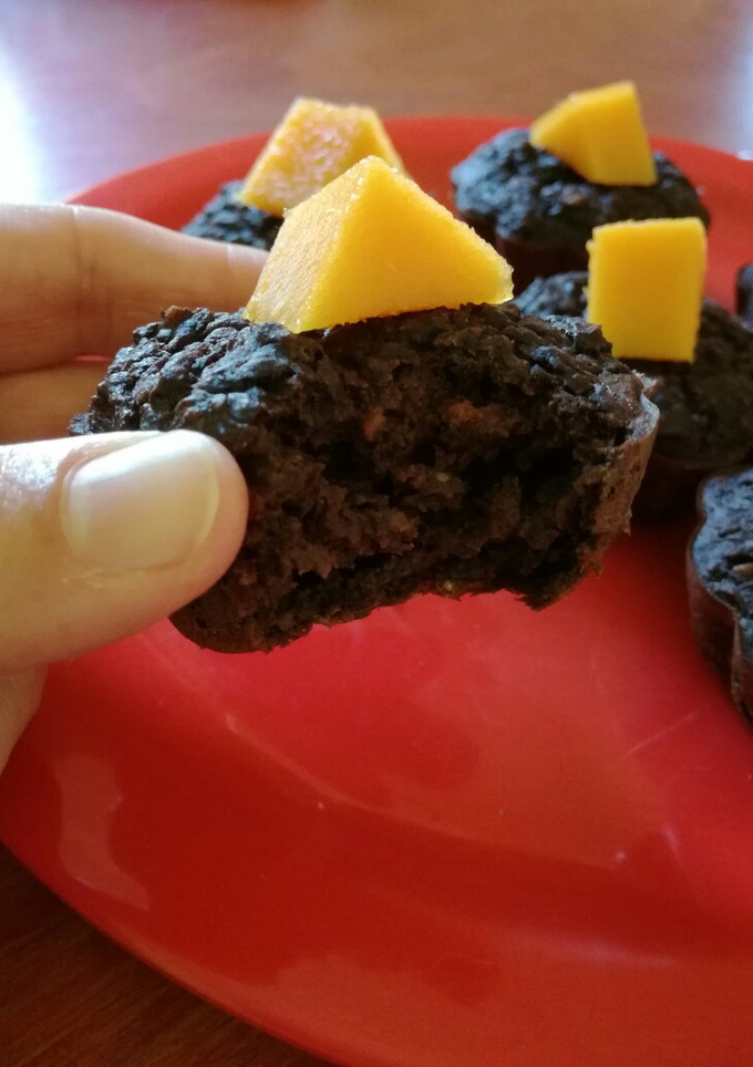 Una foto de Muffins de avena, chocolate y coco