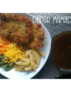 Foto resep Chiken katsu saus teriyaki