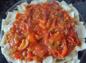 Una foto de Salsa portuguesa en 3 pasos