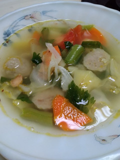 Foto resep Sayur Sop Bakso