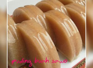 Foto resep Puding buah sawo 😋😋