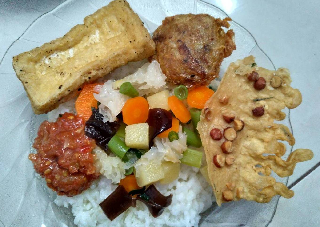 Sup Jamur Salju + Jamur Kuping + Sayuran
