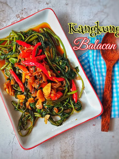 Foto resep Tumis Kangkung Balacan / Kangkung Terasi