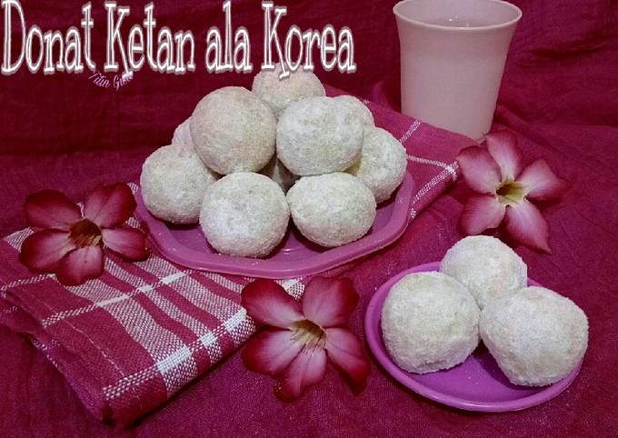 Cara Buat Donat Ketan ala Korea Praktis